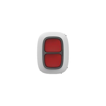 Double Button White - double duress button