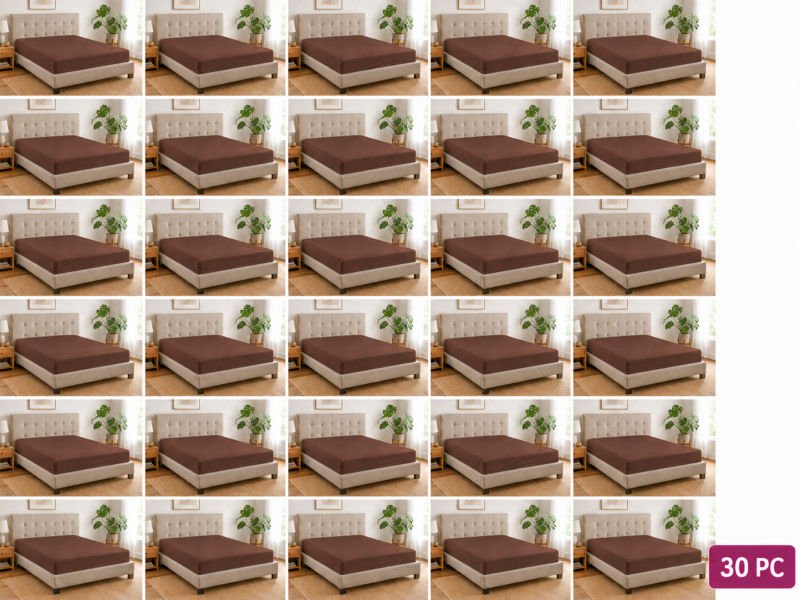 Everyday Collection Fitted Sheet - 90GSM - Tiramisu - Super King XL (30pc)