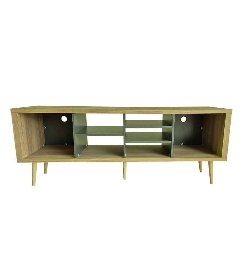 Trieste TV Stand - Sahara & Storm Grey