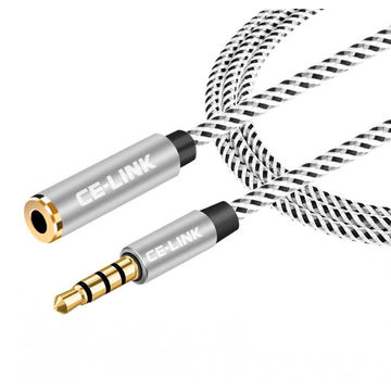 3.5MM MALE TO FEMALE STEREO AUDIO EXTENSION CABLE 2M