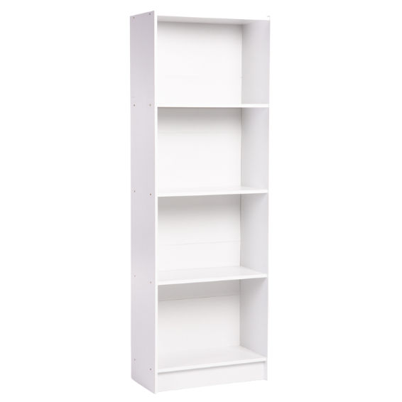 DELTA BOOKCASE BC04 - WHITE (168cm H)