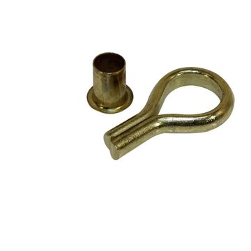 Shelf Studs (4) and Sockets (12), Brass Plated (4 pack) BY WOODLY