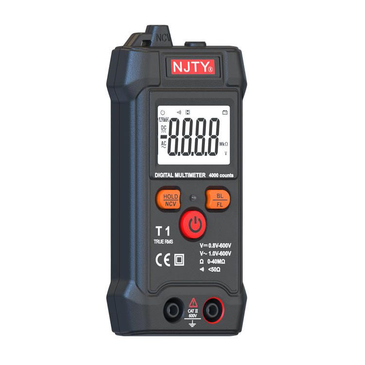 NJTY Smart 4000 Counts Multimeter Digital True RMS NCV 600V AC/DC Tester