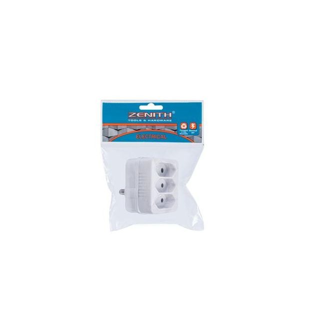 Plug Eurodaptor 3x5amp-2pin - 4 Pack