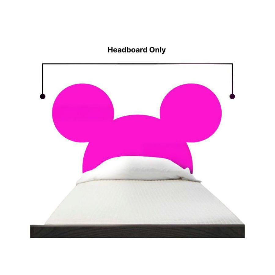 Pink Mickey mouse shape single