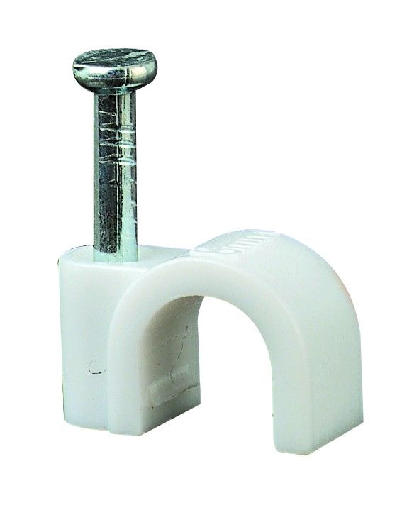 Cable Clips 9mm Round (100)