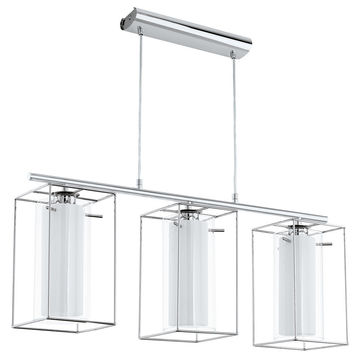 Loncino1 - 3 Lights - Pendant - 745mm - Chrome