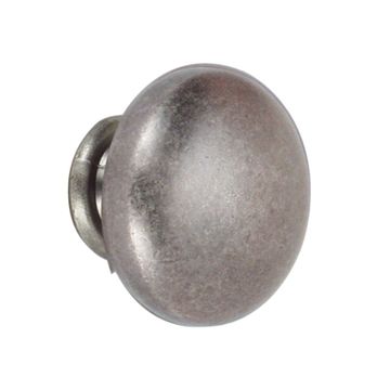 ROCO Lite Mushroom Drawer Knob Pewter 30mm