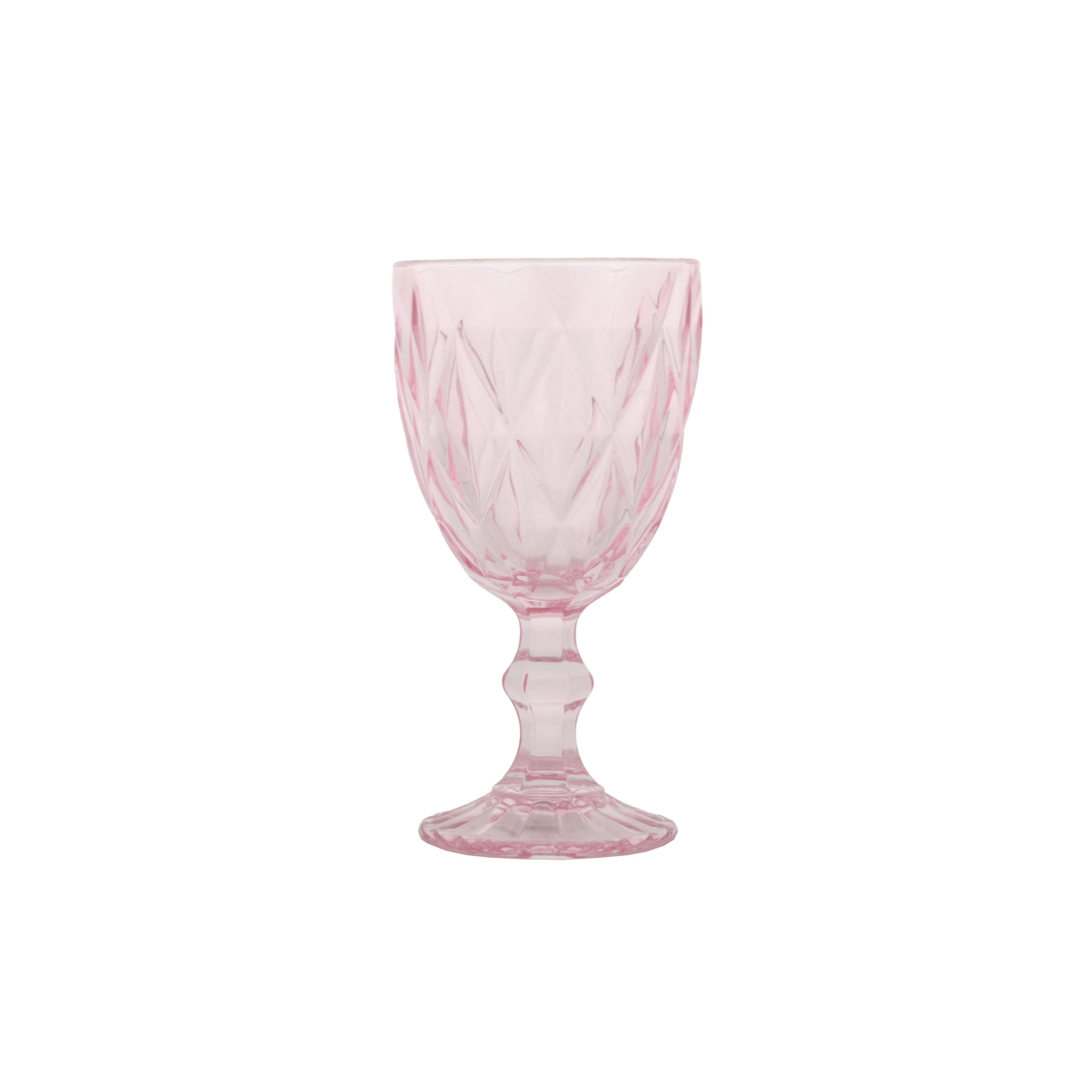Wine Glass Pink 16.7Cm