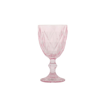 Wine Glass Pink 16.7Cm