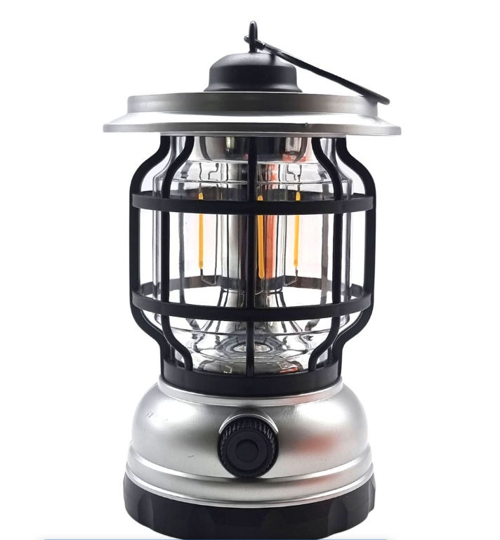 Multi -Functional Solar Indoor/Outdoor Lantern - Silver