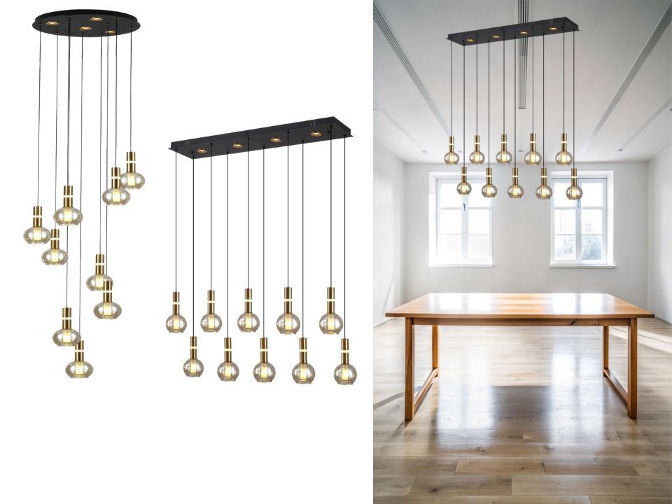 Golden Ember Chandeliers/light
