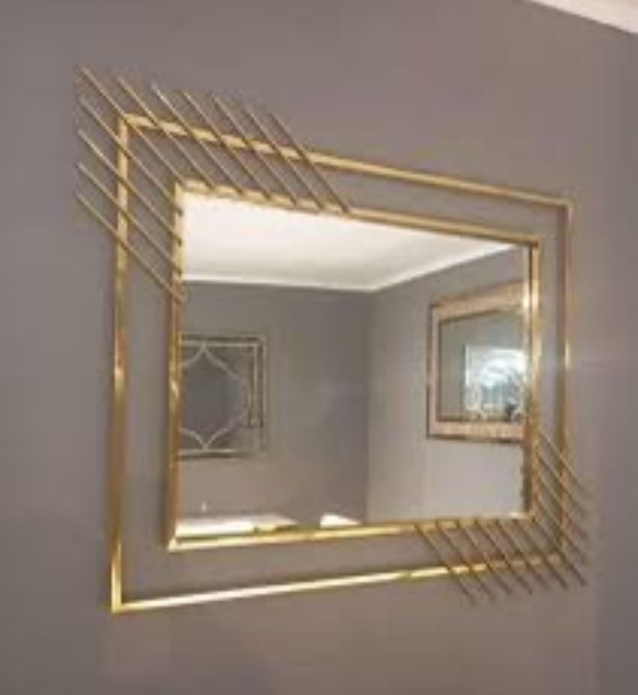 Asher - Douglas Entrance Mirror Gold