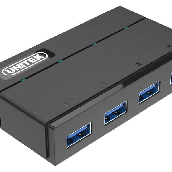 Unitek 4-Port Usb3.0 Hub With Bc1.2 Charging