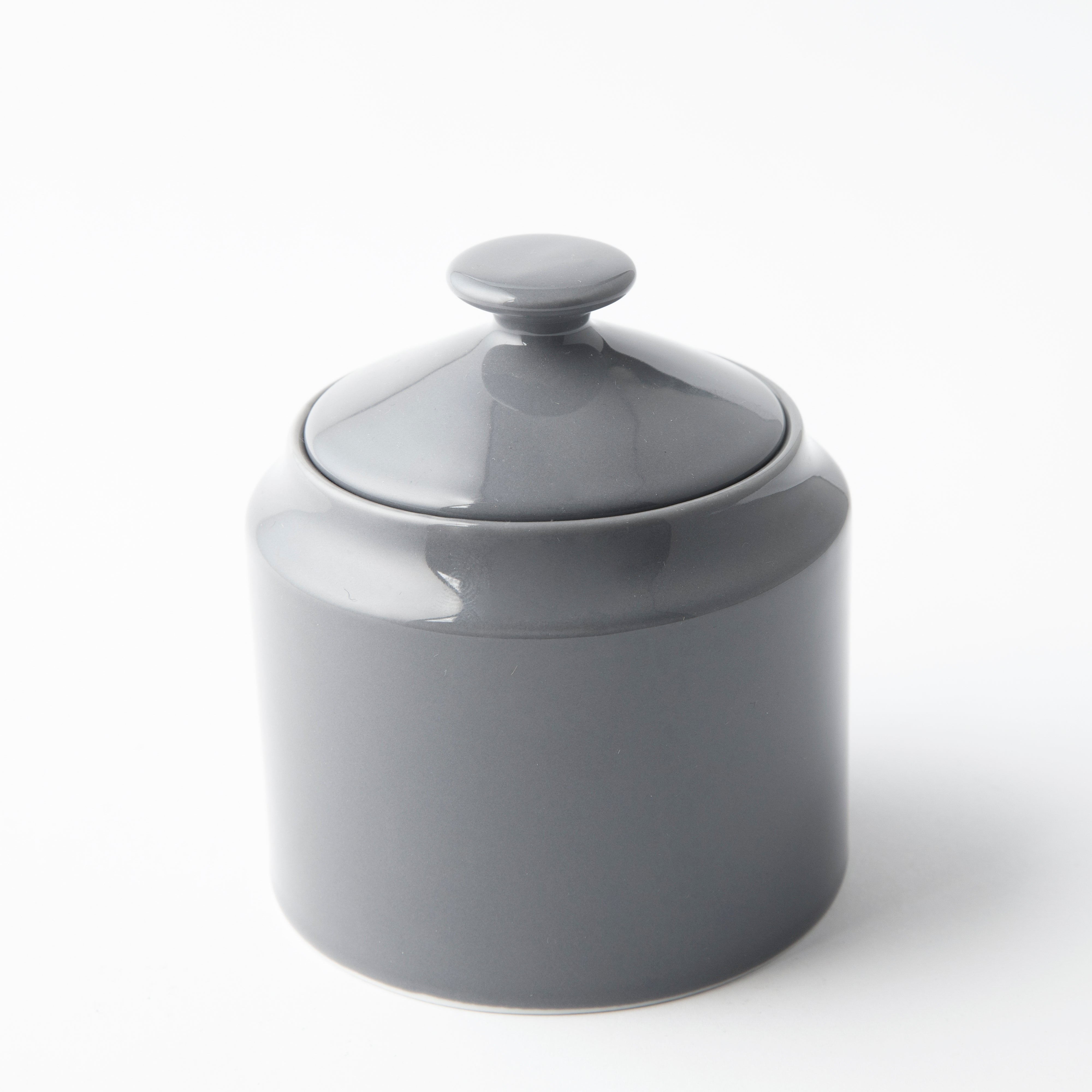 OMADA Maxim Dark Grey Sugar Pot in gift box