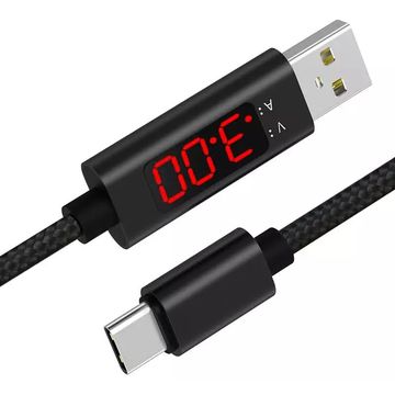 1 Meter USB Type C Charging Cable with Voltage Indicator | Fast Charging | SuperCharge