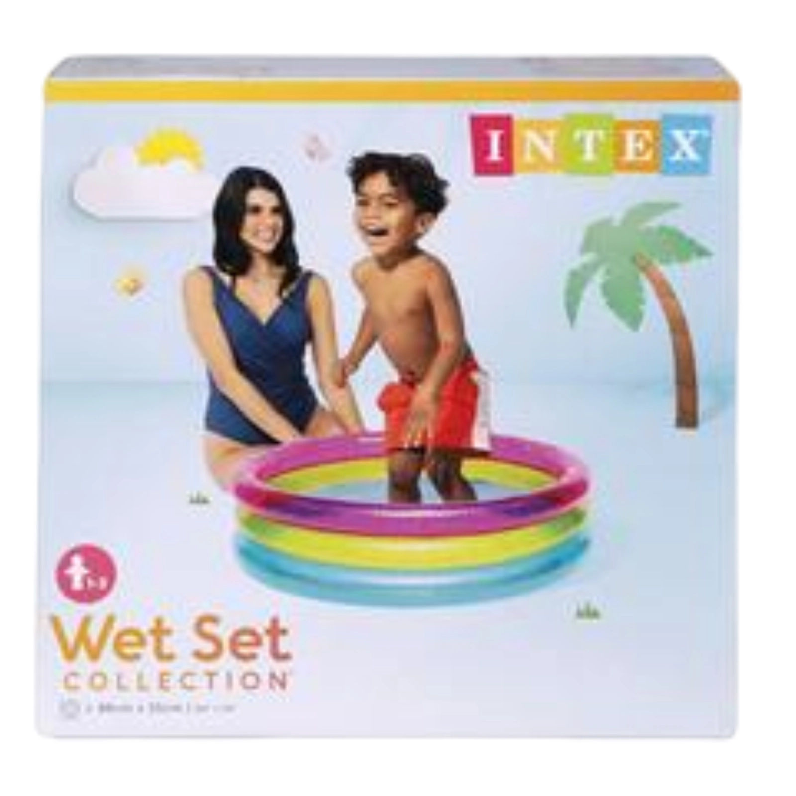 Intex Pool Baby Rainbow 86X25Cm