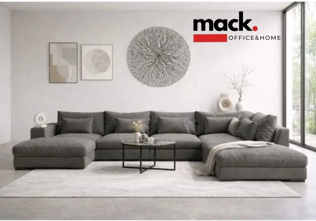 Mack office and Home Dave Modular U Shape - Grey