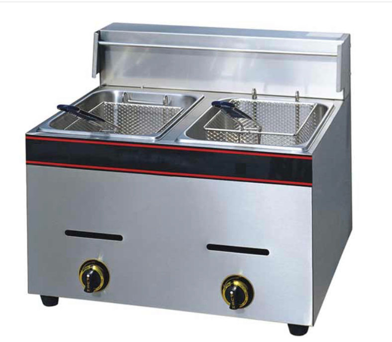 Gas Deep Fryer Double 12 Litre