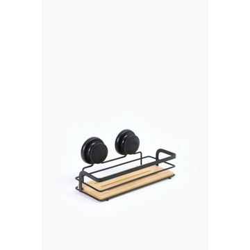 BAMBOO SUCTION CADDY Modern, Convenient & Functional Bathroom Storage