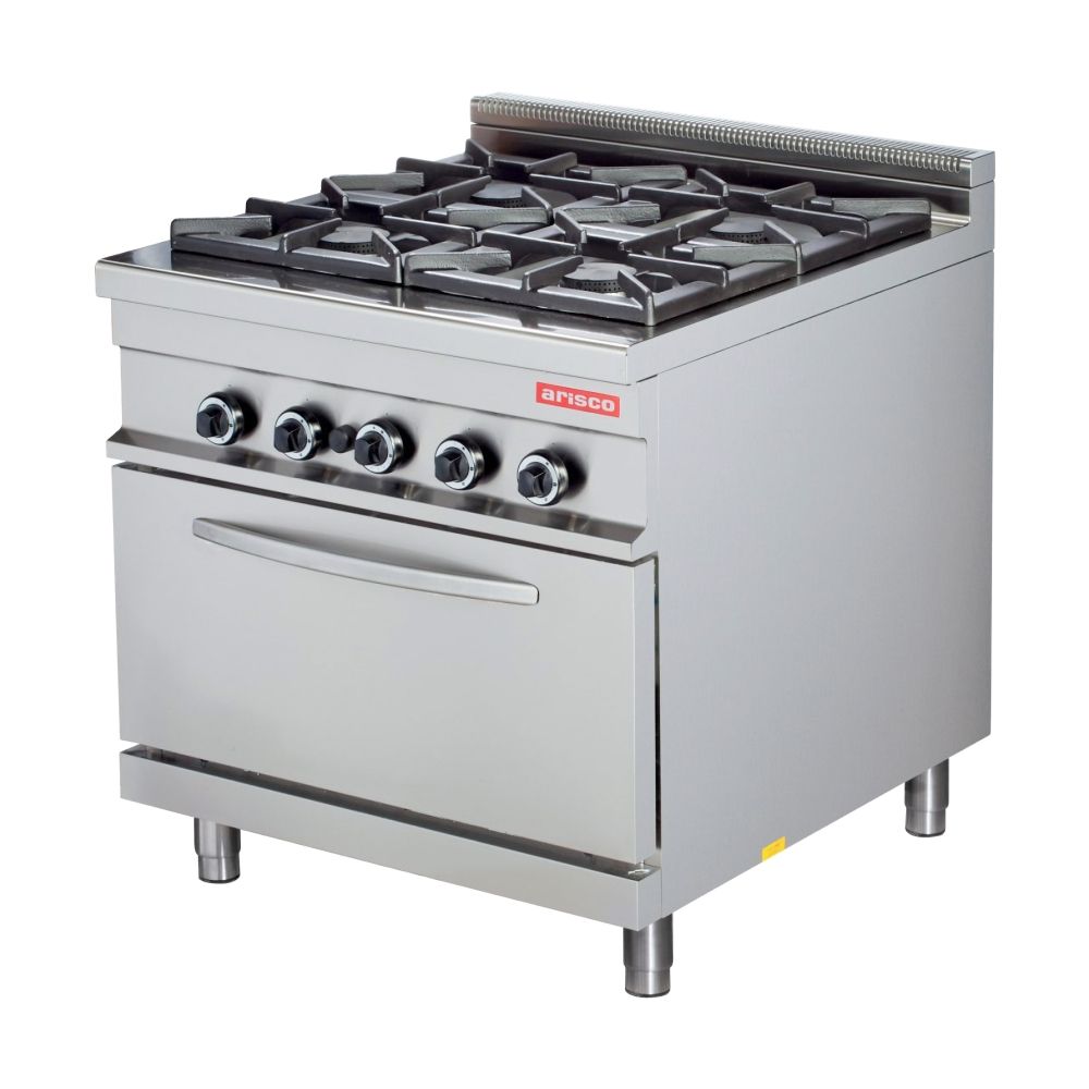 4 Burner with gas oven - 900 range - ARISCO