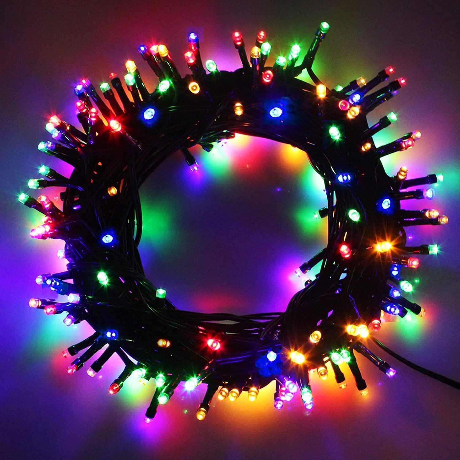 10M RGB LED Inter-Connecting Black Cable Fairy Light -ZYF-D83