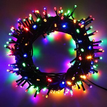 10M RGB LED Inter-Connecting Black Cable Fairy Light -ZYF-D83