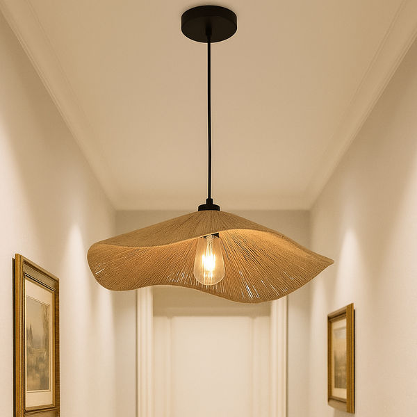 KC Furn – Glow Natural Rattan Pendant Light