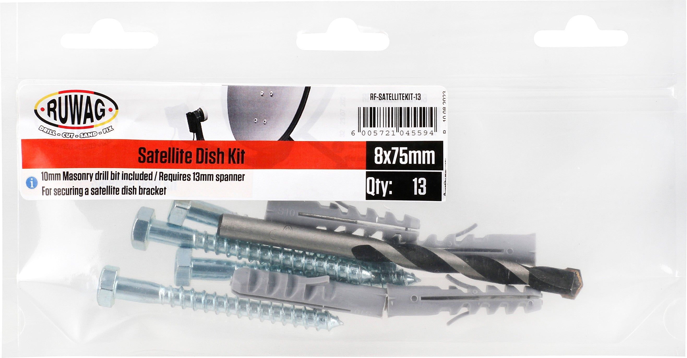 RUWAG Satellite Dish Kit