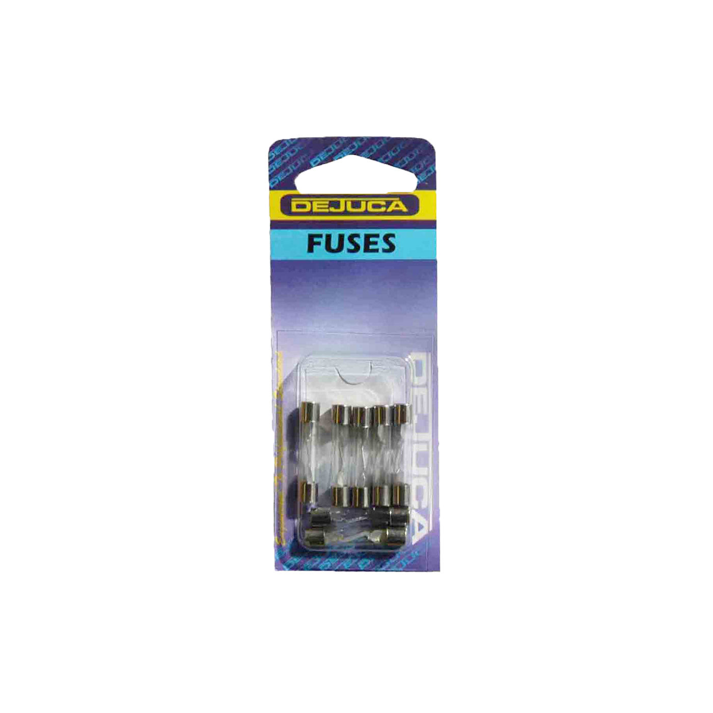 Dejuca - Fuse - Clear - Glass - 8 X 30mm - 25amp - 7/Card - 5 Pack