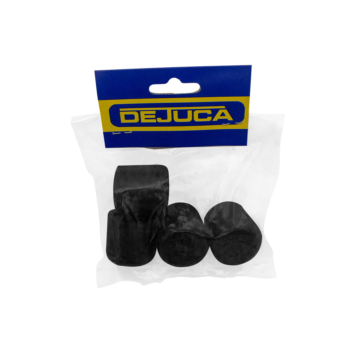 Dejuca - Round - Rubber - Ferrules - 25mm - 4/pkt - 4 Pack