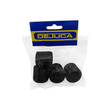 Dejuca - Round - Rubber - Ferrules - 25mm - 4/pkt - 3 Pack