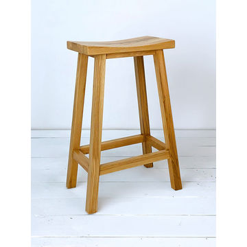 QandAHome-Nordic high stool - Oak