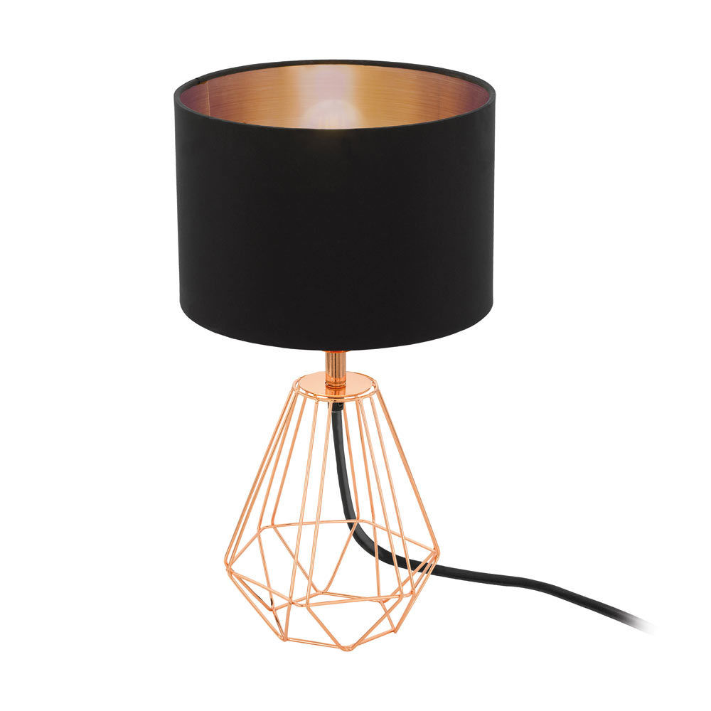 Car Lightson2 - Table Lamp - 165mm - Black/Copper