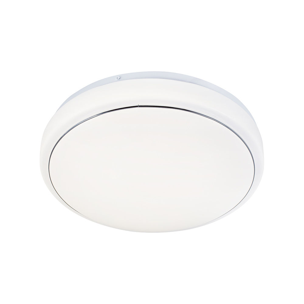 Eurolux - Power LED - Ceiling Light - 255mm - Silver Ring - 2 Pack