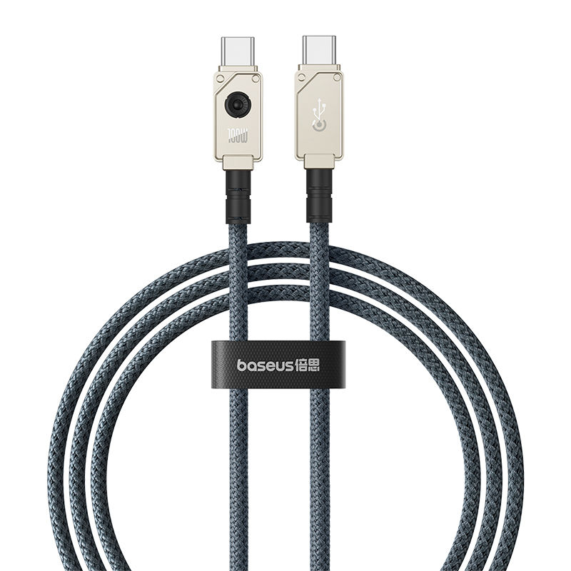 Baseus Unbreakable Series Fast Charging Data Cable Type-C to Type-C 100W 1m - Stellar White