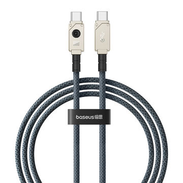 Baseus Unbreakable Series Fast Charging Data Cable Type-C to Type-C 100W 1m - Stellar White