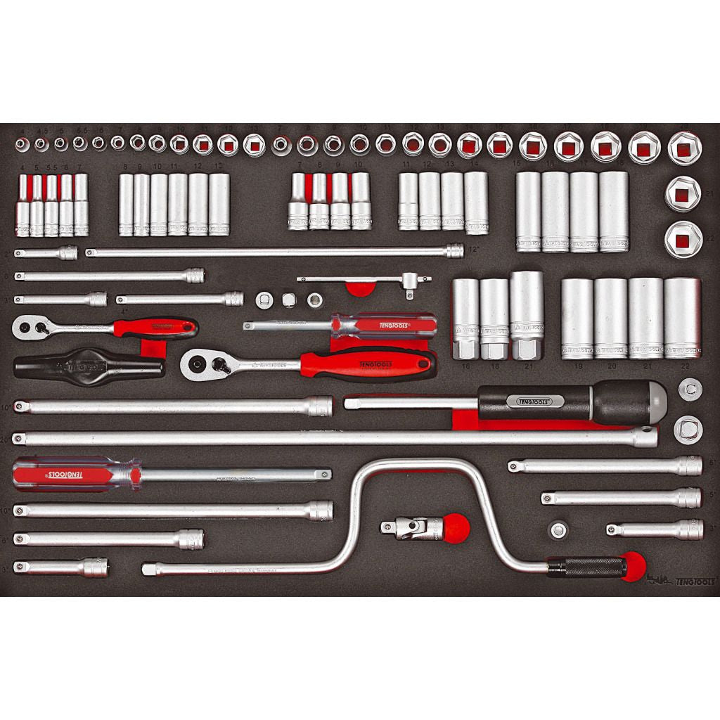 86PC 1/4inch & 3/8inch Drive Socket Set | LEROY MERLIN South Africa