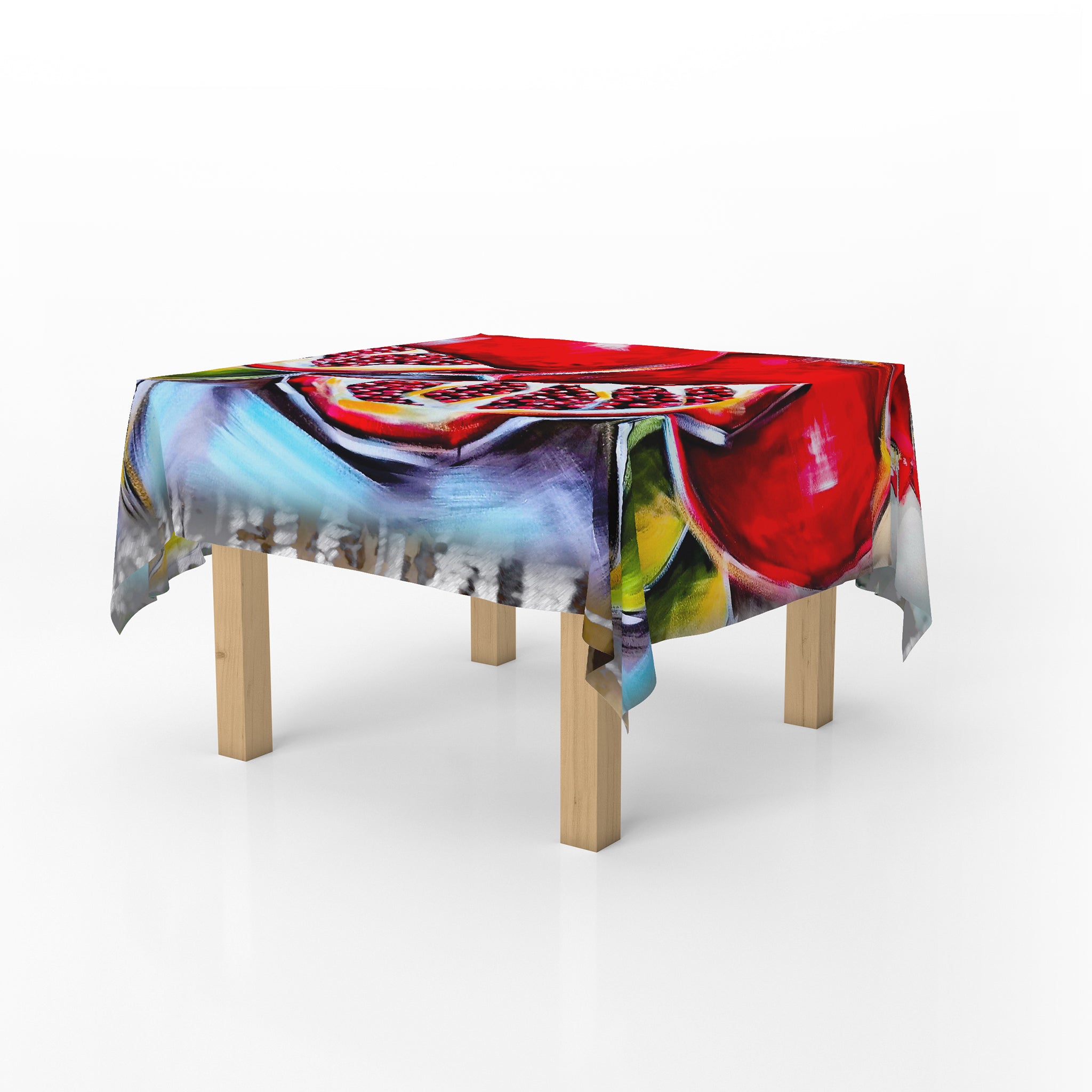 Painted Pomegranate Square Tablecloth | LEROY MERLIN South Africa