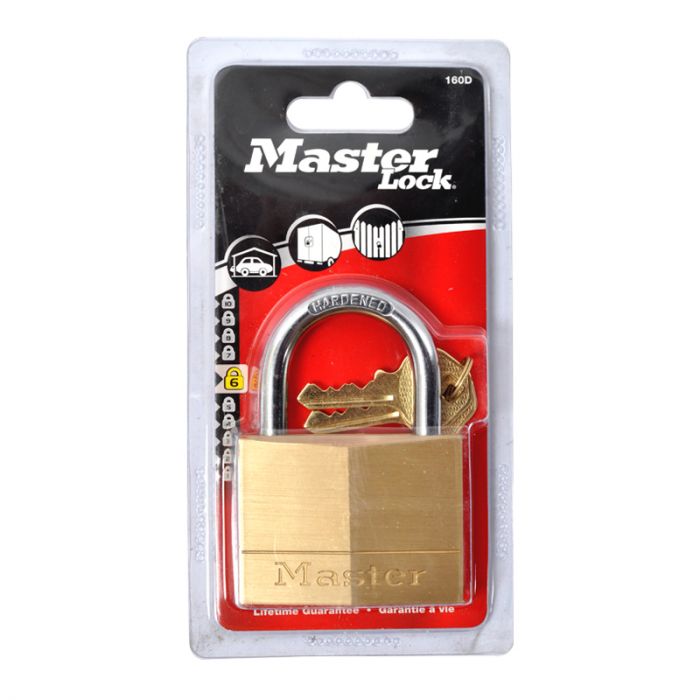 Master Lock Brass Pad Lock - 60mm