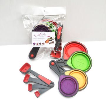 Silicone Collapsible measuring spoons