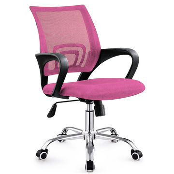 TOCC Zippy Netting Back Typist Office Chair with Chrome Base - Pink