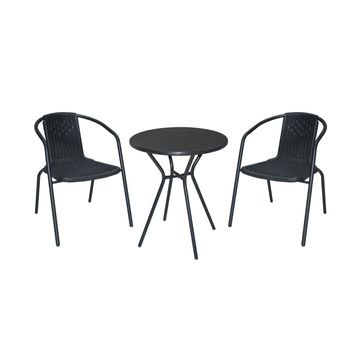 Naxos Outdoor Bistro Set - Charcoal