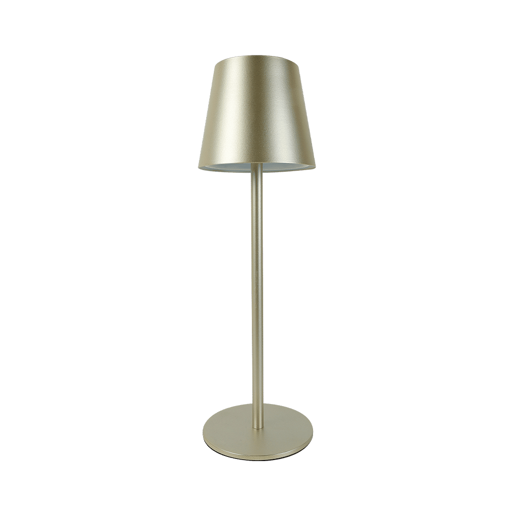 RECHARGEABLE GOLD TABLE LAMP CCT ADJUSTABLE DIA100X365MM