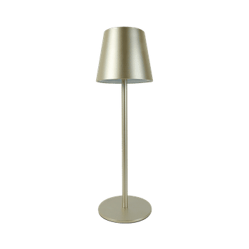 RECHARGEABLE GOLD TABLE LAMP CCT ADJUSTABLE DIA100X365MM