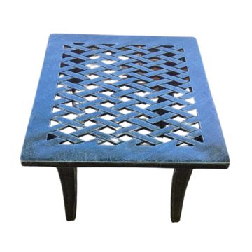 Ageless & Beautiful! Cast Aluminium Side Table - Diamond - Square (54cm x 54cm)