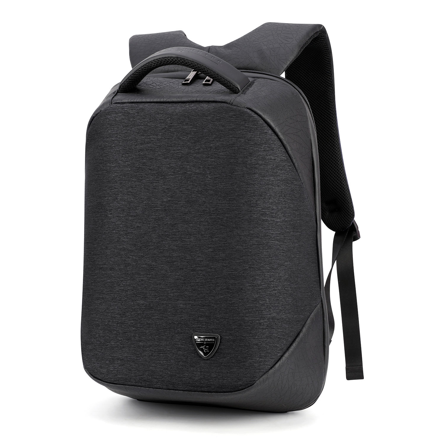ArcticHunter Velvet Stylish AntiTheft Laptop Backpack and Bag Black