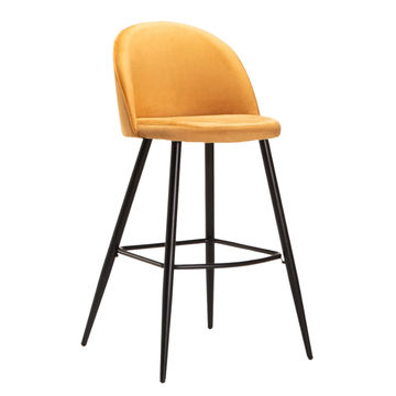 Sophia Velvet Kitchen Stool