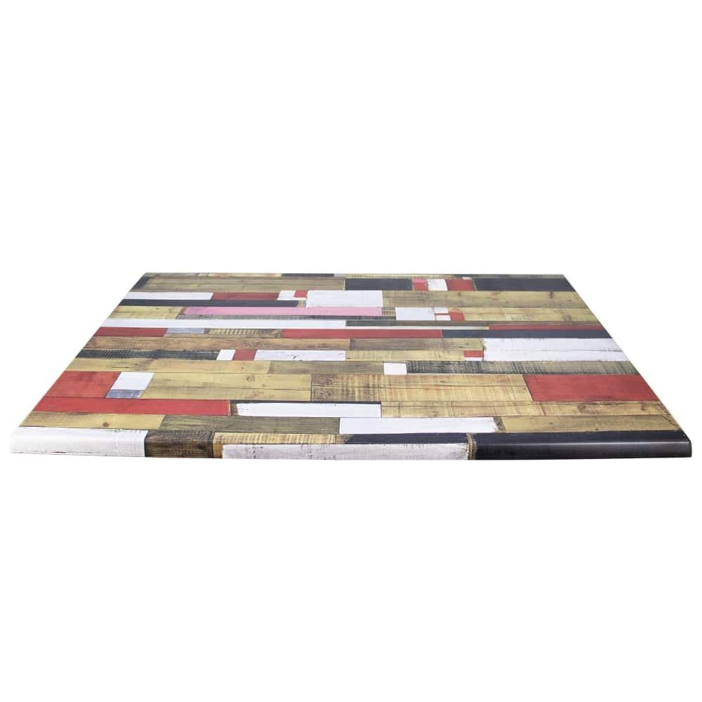 Vividitto - Werzalit Cafe Table Top 80x120cm - Redden Wood
