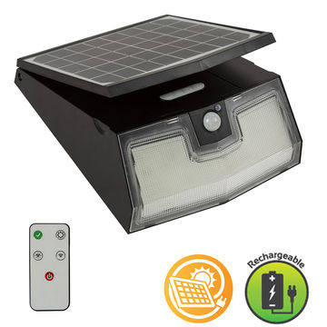Eurolux Solar LED Wall Light Black